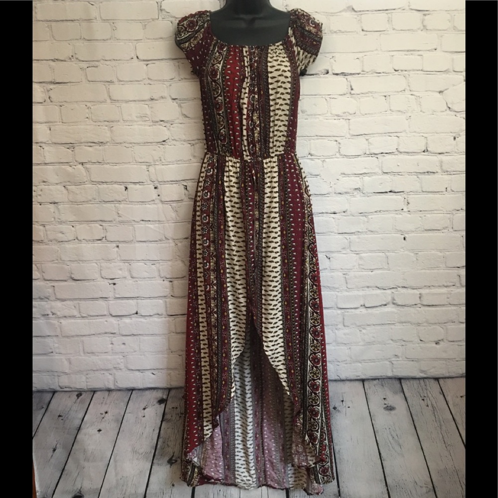 🌼 BOHO| OPEN DRESS WITH BUILT IN SHORTS 🌻